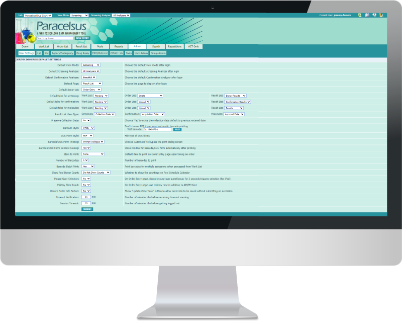 Paracelsus LIS - The premier laboratory information system for toxicology.